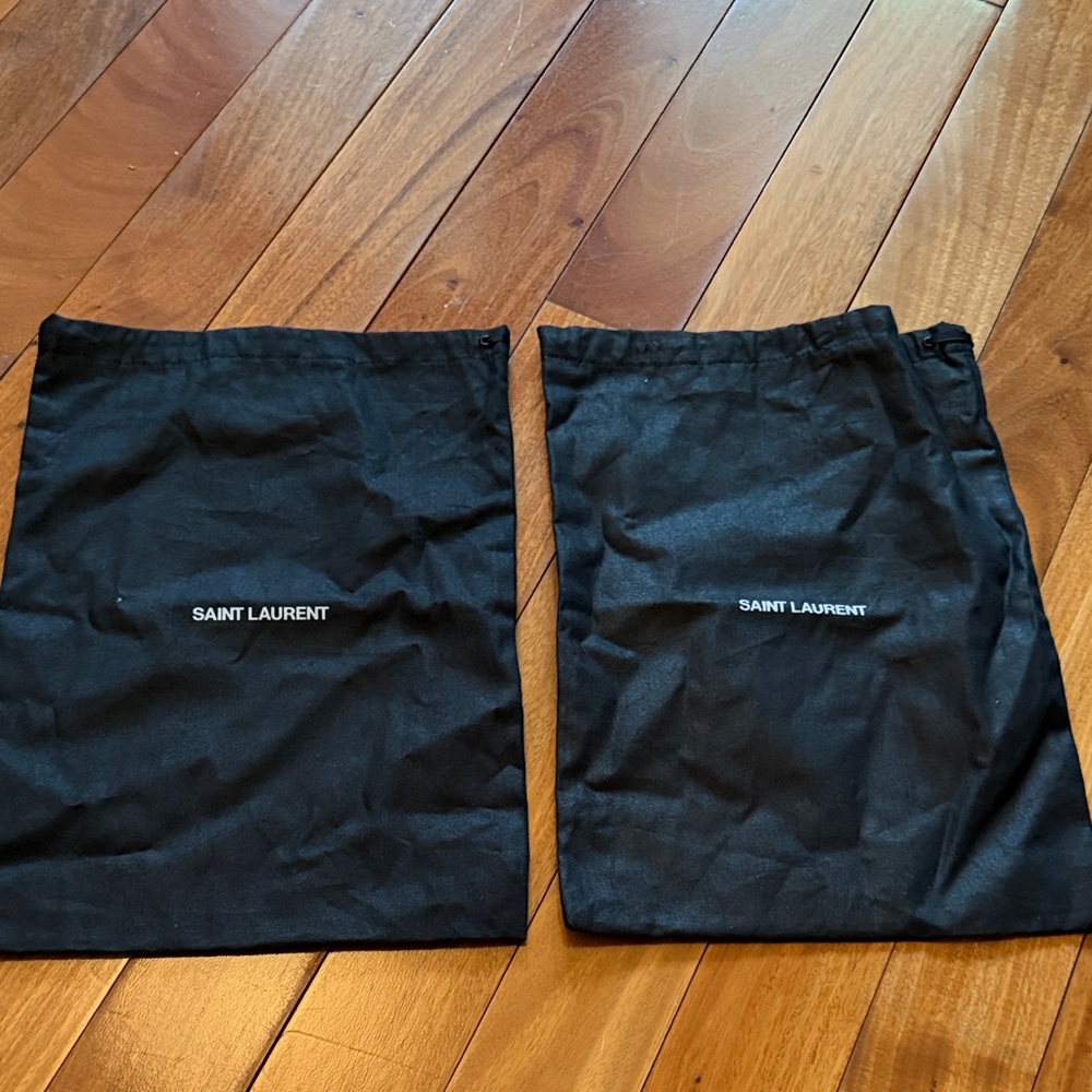 Saint Laurent Black Men’s Pants Dust Bags (Pair)